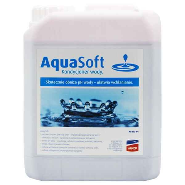 AQUA SOFT 5L acidifica o líquido de trabalho