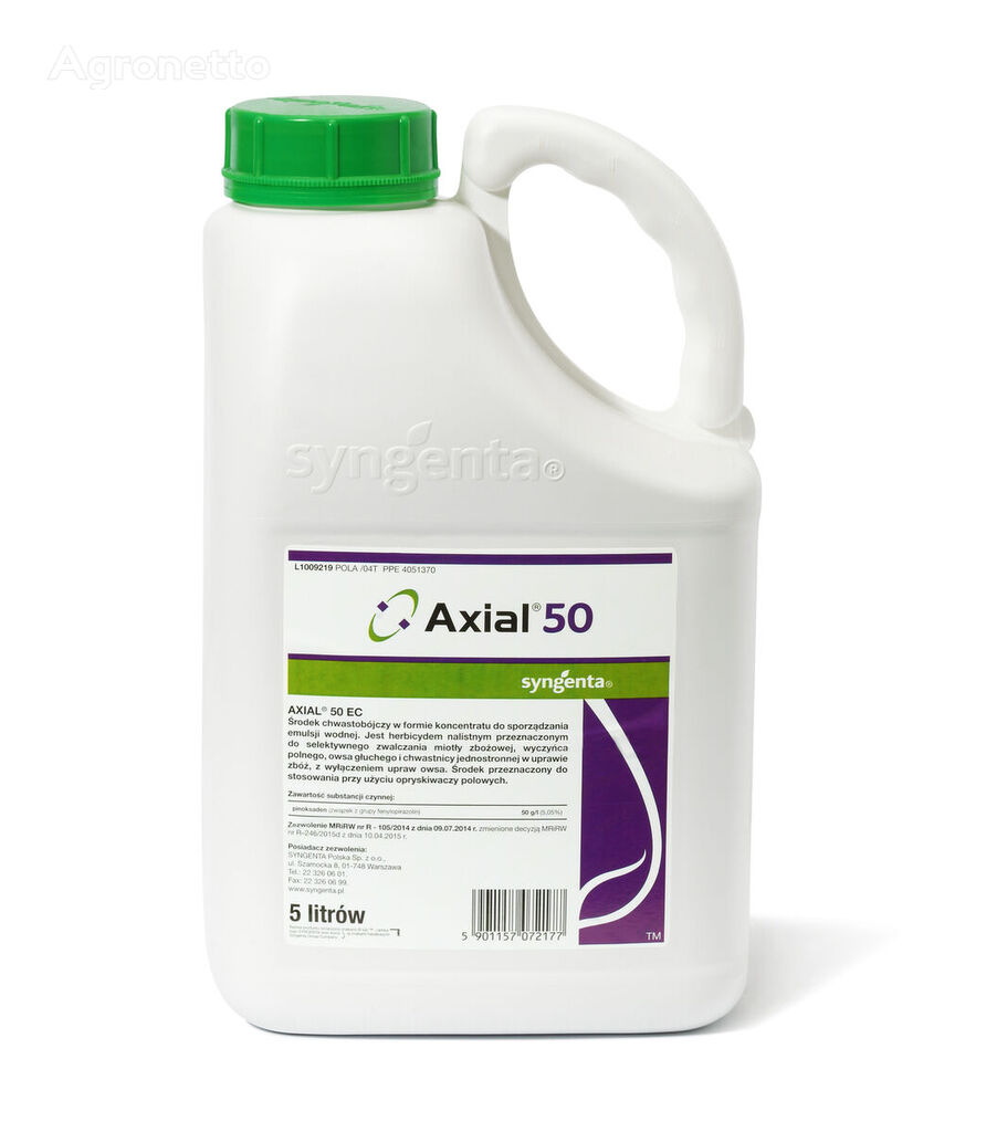 herbicida Syngenta Axial 50 Ec 5l novo