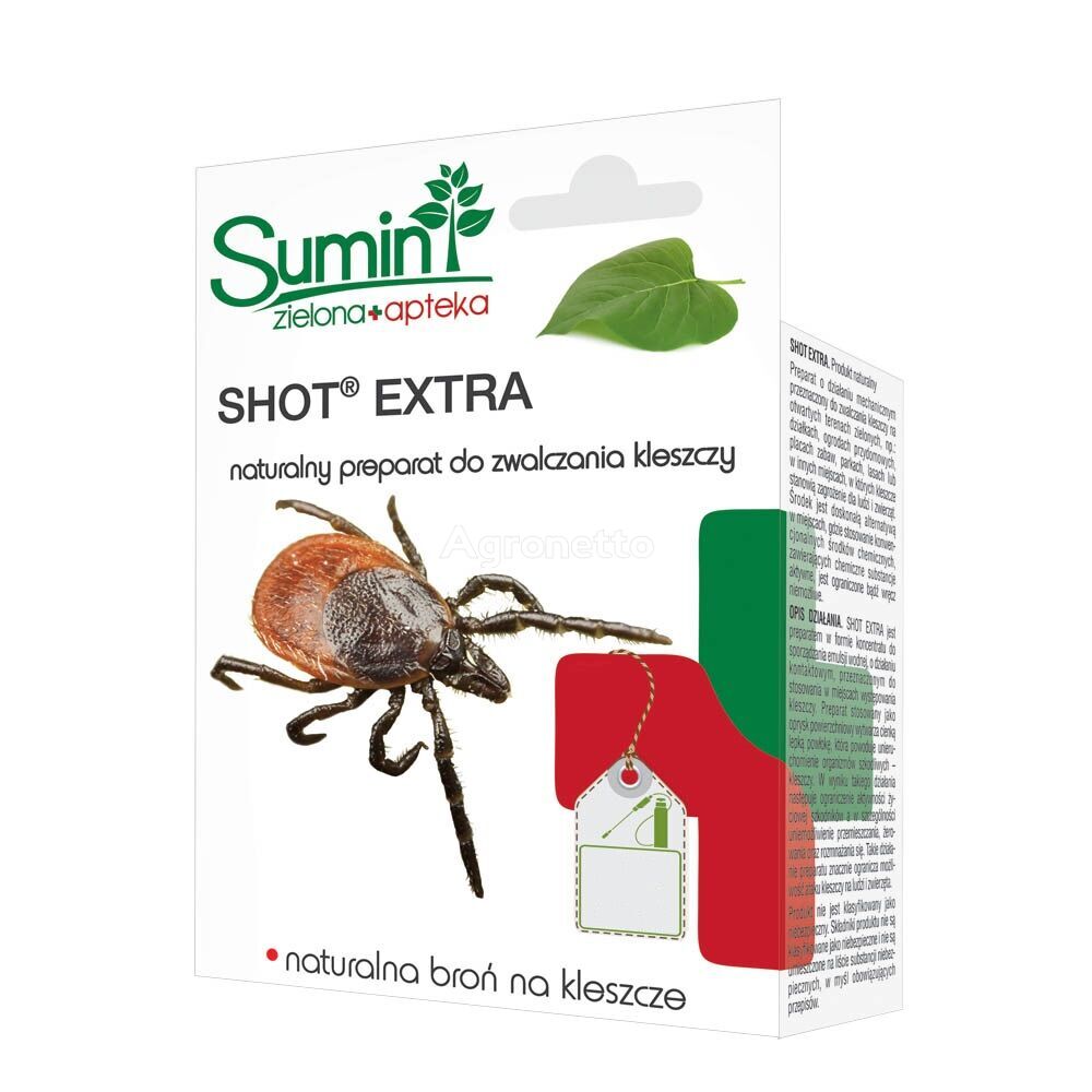 inseticida Sumin Shot Extra 50ml Preparat Do Zwalczania Kleszczy novo