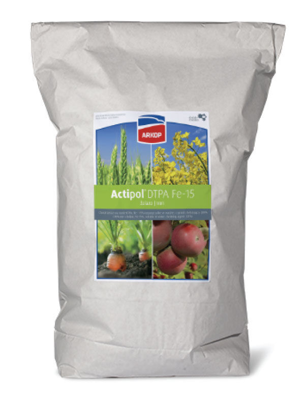 promotor do crescimento das plantas ACTIPOL D-Fe 15 Chelat Żelaza DTPA 25kg novo