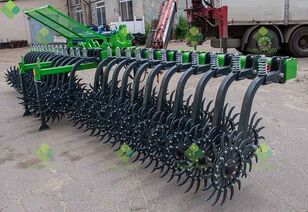 grade rotativa Harrow rotary Green Star 5.7 m Euro with replaceable teeth novo