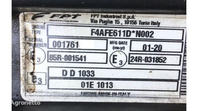 motor FPT FPT F4AFE611D Euro 6 para FPT