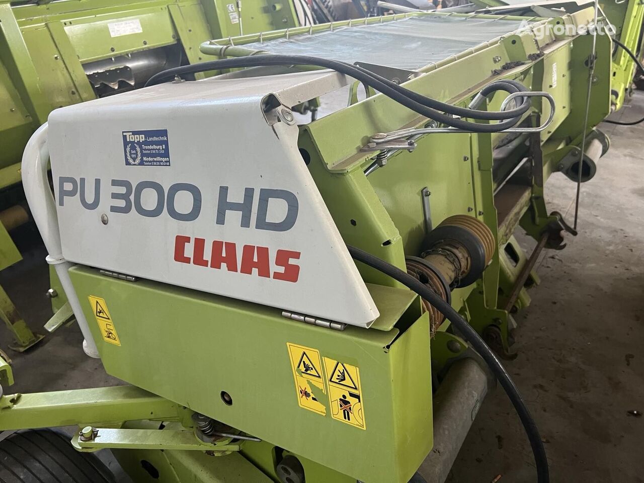 recolhedor de feno Claas PU 300 HD