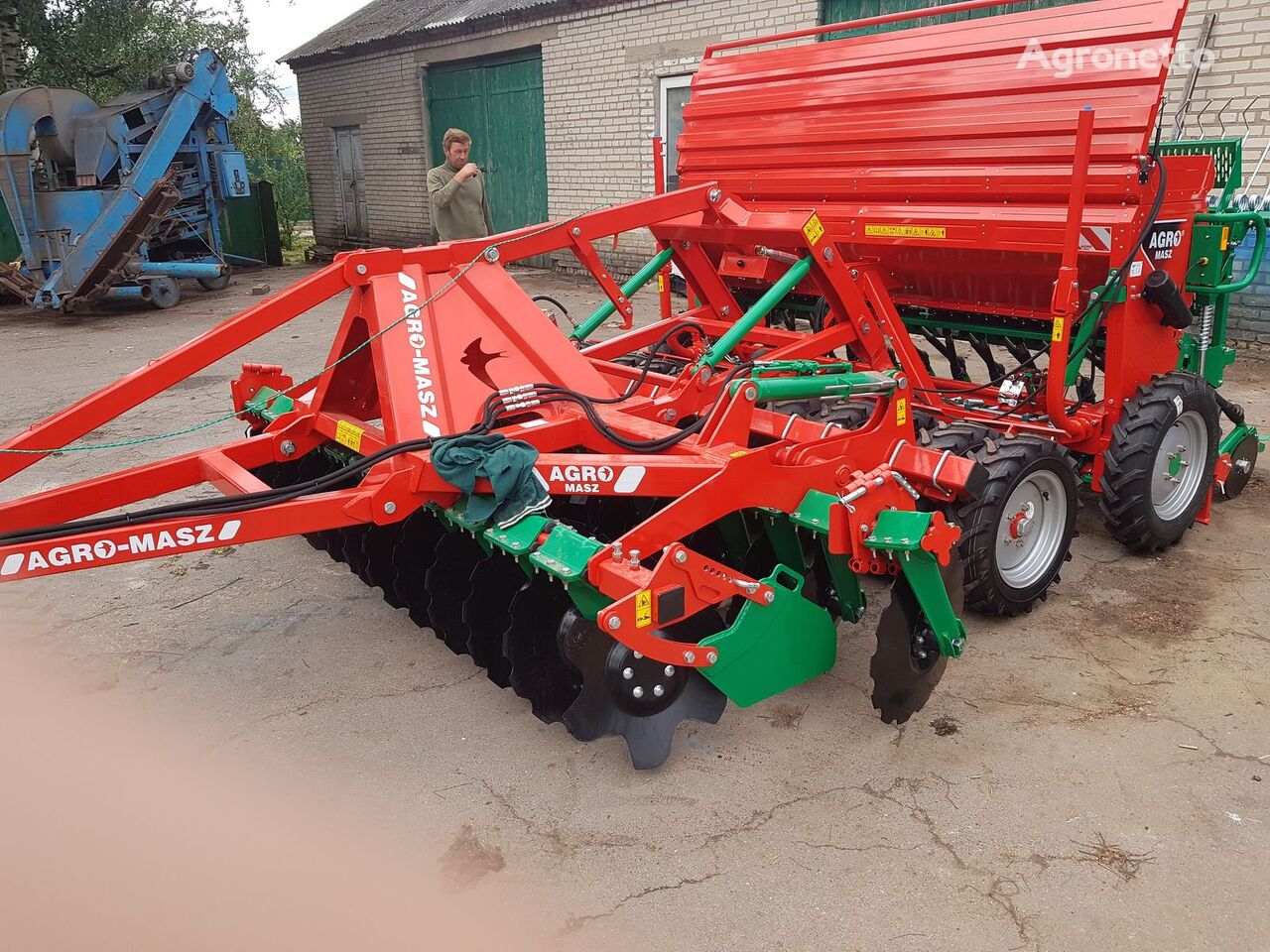 semeador mecânico Agro-Masz Sivalka, kompleks pid traktor na 100 k.s.!!! novo